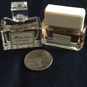 Deluxe sample set of Miss Dior and Dahlia Divin